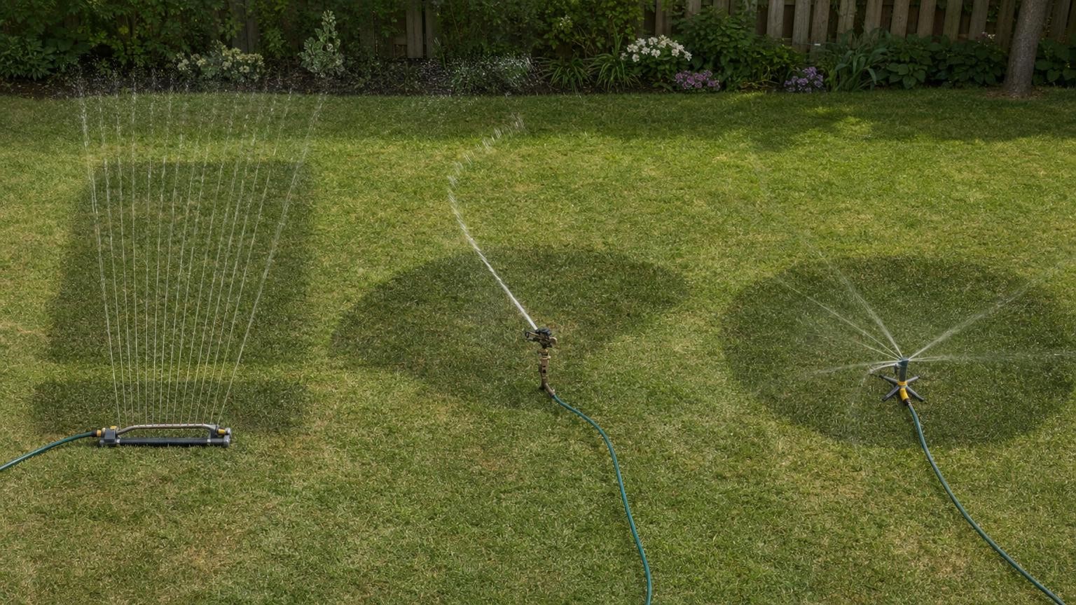 Oscillating, Impact and Rotary Sprinklers: How Their Watering Patterns Differ