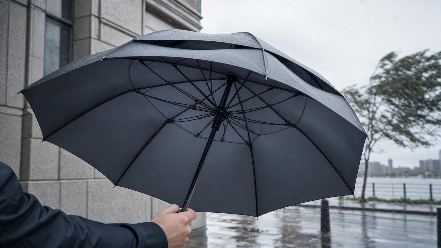 What Makes an Umbrella Resist Turning Inside Out?