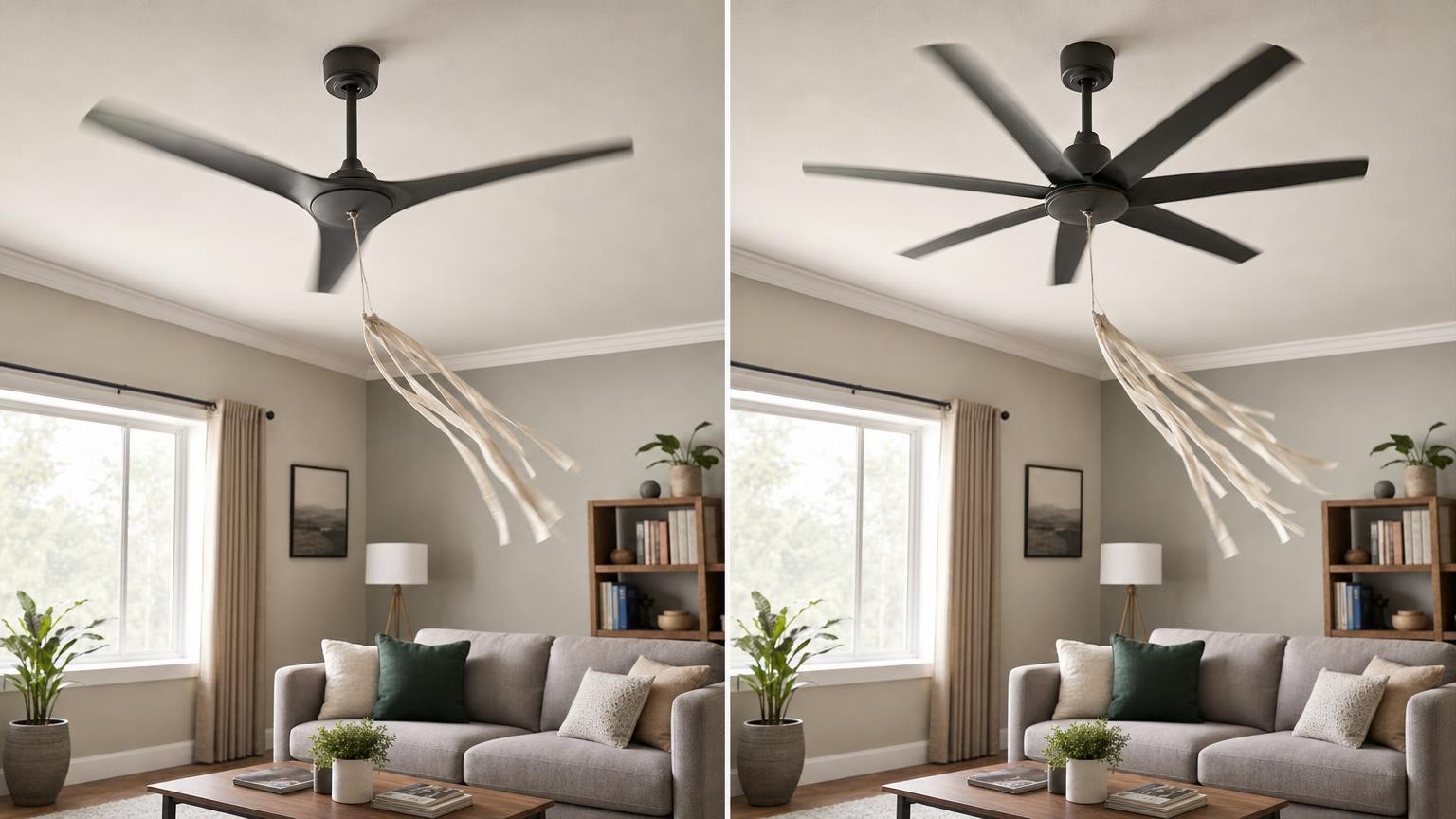 Why More Ceiling-Fan Blades Do Not Automatically Mean More Airflow